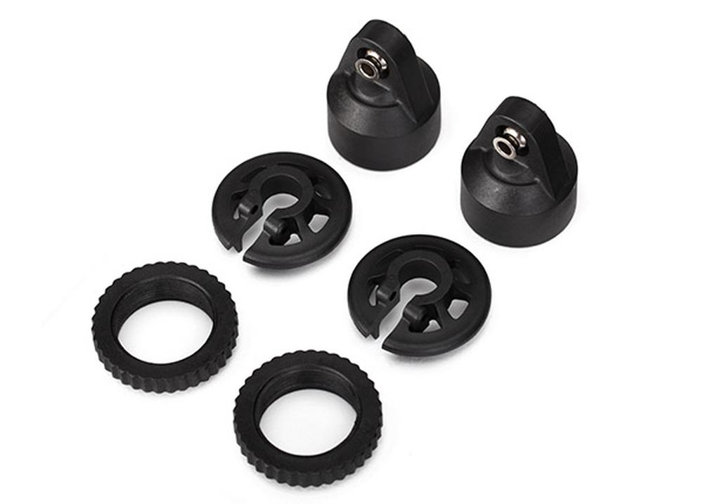 Traxxas : Shock caps, GTX shocks/ spring perch/ adjusters/ 2.5x14 CS ...